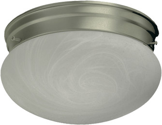 3021 Faux Alabaster Mushrooms One Light Ceiling Mount in Satin Nickel (19|3021-6-65)