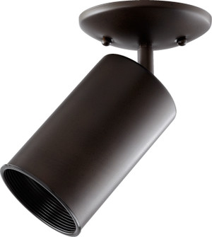 3128 Bullet Fixtures One Light Ceiling Mount in Oiled Bronze (19|3128-1-86)