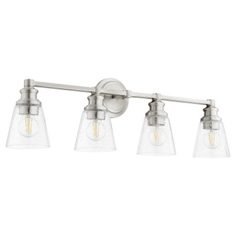 Dunbar Four Light Vanity in Satin Nickel (19|509-4-65)