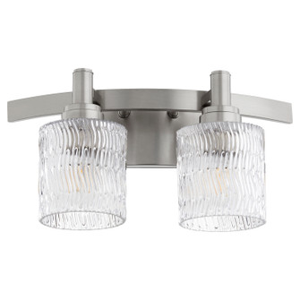 Stadium Two Light Vanity in Satin Nickel (19|5184-2-65)