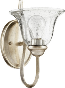 Spencer One Light Wall Mount in Aged Silver Leaf w/ Clear/Seeded (19|5510-1-60)