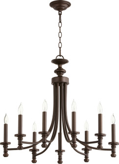 Rossington Nine Light Chandelier in Oiled Bronze (19|6022-9-86)