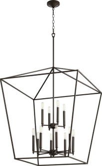 Gabriel 12 Light Entry Pendant in Oiled Bronze (19|604-12-86)