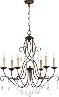 Cilia Six Light Chandelier in Oiled Bronze (19|6116-6-86)