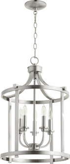 Lancaster Five Light Entry Pendant in Satin Nickel (19|6807-5-65)