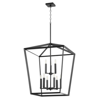 Manor Nine Light Entry Pendant in Textured Black (19|6809-9-69)