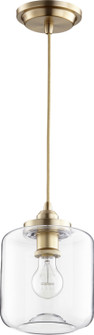 Clear Filament Pendants One Light Pendant in Aged Brass (19|845-80)