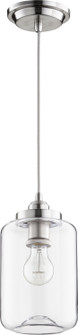 Clear Filament Pendants One Light Pendant in Satin Nickel (19|846-65)