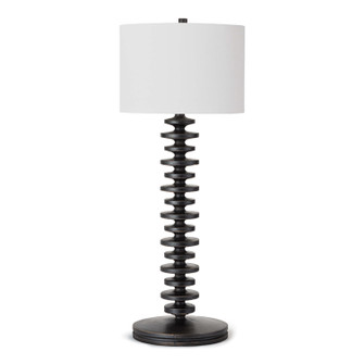 Fishbone One Light Table Lamp in Ebony (400|13-1222EB)