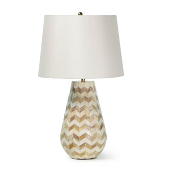 Cassia Chevron One Light Table Lamp in Natural (400|13-1463NAT)