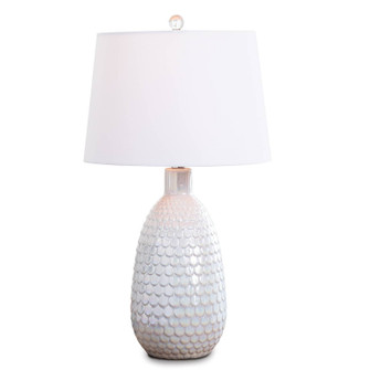 Glimmer One Light Table Lamp in White (400|13-1494WT)