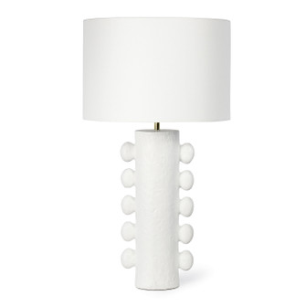 Sanya One Light Table Lamp in White (400|13-1534WT)