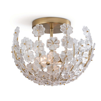 Charlotte Two Light Flush Mount in Natural Brass (400|16-1176)