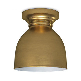 Pantry One Light Flush Mount in Natural Brass (400|16-1355NB)