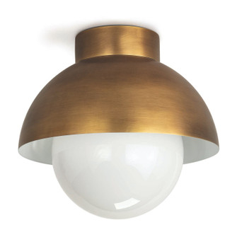 Montreux One Light Flush Mount in Natural Brass (400|16-1356NB)