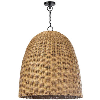 Beehive One Light Outdoor Pendant in Natural (400|17-1002NAT)