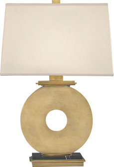 Tic-Tac-Toe One Light Table Lamp in Natural Brass (165|125)