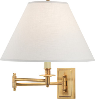 Kinetic Linen Shade One Light Wall Swinger in Antique Brass (165|1504ALT)