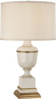 Annika One Light Table Lamp in Ivory Lacquered Paint w/Natural Brass/Ivory Crackle (165|2601X)