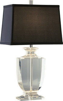 Artemis One Light Accent Lamp in Clear Crystal w/Silver Plate (165|3329B)
