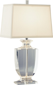 Artemis One Light Accent Lamp in Clear Crystal w/Silver Plate (165|3329W)