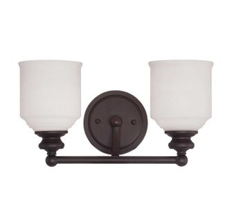 Melrose Two Light Bath Bar in English Bronze (51|8-6836-2-13)