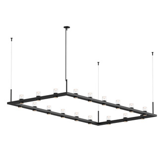 Intervals LED Pendant in Satin Black (69|20QKR48B)