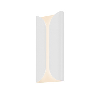 Folds LED Wall Sconce in Textured White (69|2711.98-WL)