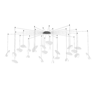 Papillons LED Pendant in Satin Black (69|2909.25W)