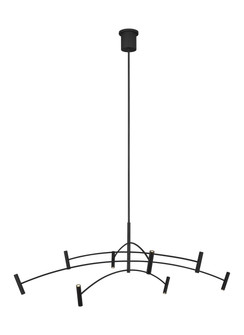Aerial LED Chandelier in Matte Black (182|700ARL60B-LED930)