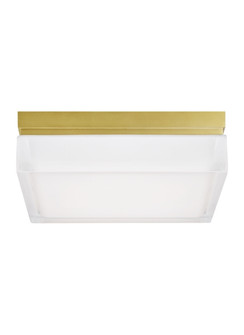 Boxie LED Flush Mount in Aged Brass (182|700BXLR-LED3)