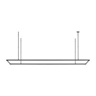 Stagger LED Linear Suspension in Nightshade Black (182|700LSSTG84B-LED927)