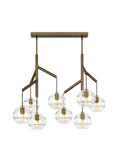 Sedona Chandelier in Aged Brass (182|700SDNMPL2CR)