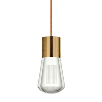 Alva LED Pendant in Aged Brass (182|700TDALVPMCPR-LEDWD)