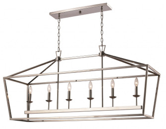 Lacey Six Light Pendant in Polished Chrome (110|10267 PC)