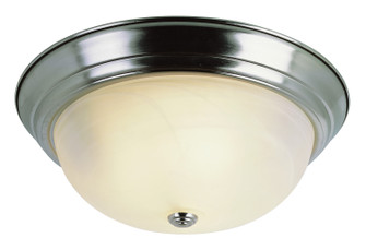 Browns Two Light Flushmount in Brushed Nickel (110|13617 BN)