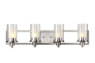 Odyssey Four Light Vanity Bar in Brushed Nickel (110|20044)