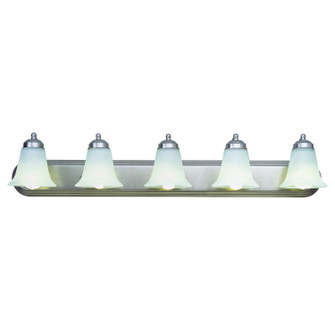 Rusty Five Light Vanity Bar in Brushed Nickel (110|3505 BN)