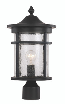 Avalon One Light Postmount Lantern in Black (110|40383 BK)