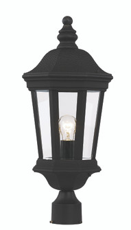 Westfield One Light Postmount Lantern in Black (110|40403 BK)