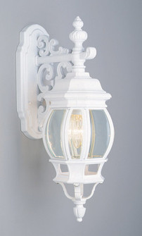 Francisco One Light Wall Lantern in White (110|4053 WH)