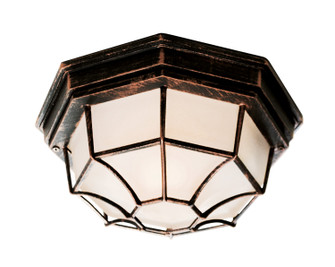 Benkert One Light Flushmount Lantern in Black Copper (110|40581 BC)