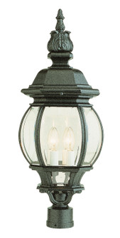 Parsons Four Light Postmount Lantern in Black (110|4062 BK)
