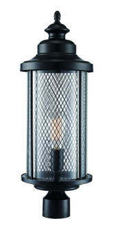 Stewart One Light Postmount Lantern in Black (110|40743 BK)