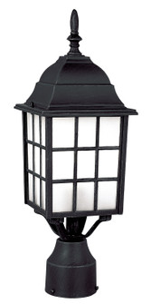 San Gabriel One Light Postmount Lantern in Black (110|4421 BK)