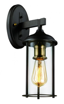 Blues One Light Wall Lantern in Rubbed Oil Bronze /Antique Brass (110|50231 ROB)