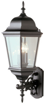 Classical Three Light Wall Lantern in Black (110|51000 BK)