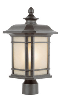 San Miguel One Light Postmount Lantern in Black (110|5823 BK)