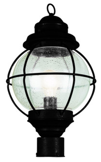 Catalina One Light Postmount Lantern in Black (110|69905 BK)