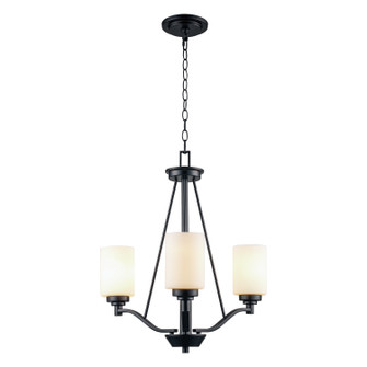 Mini Chandeliers - Glass Shade (110|70525-3 BK)